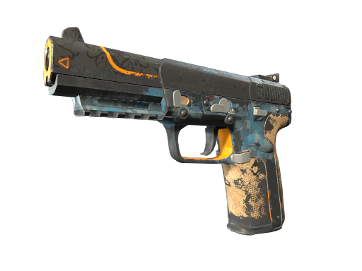 Buy CS2 pistol StatTrak™ Five-SeveN | Triumvirate (Battle-Scarred) skin
