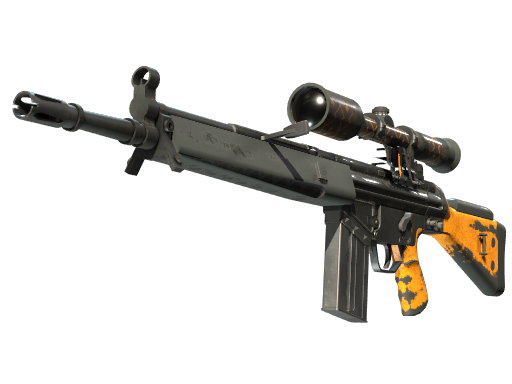 Buy CS2 sniper rifle G3SG1 | Orange Kimono (Battle-Scarred) skin