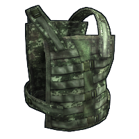 Buy Rust metal torso plate Flak Vest - Green skin