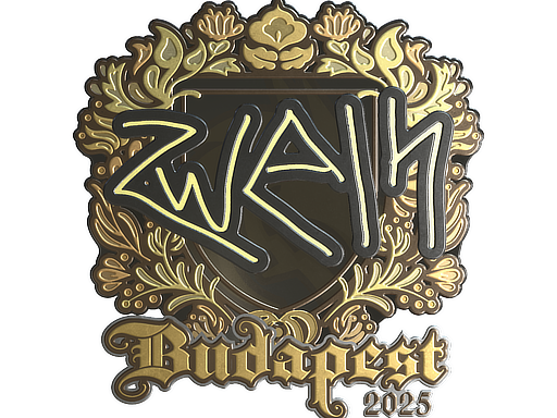 Buy CS2 sticker Sticker | zweih (Gold) | Budapest 2025 skin