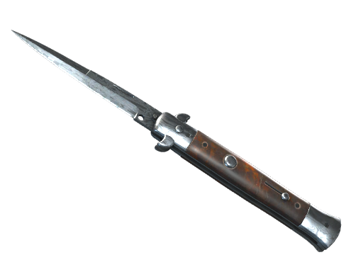 Buy CS2 knife ★ StatTrak™ Stiletto Knife | Damascus Steel (Factory New) skin