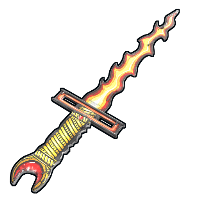 Buy Rust salvaged sword Fire Slasher skin