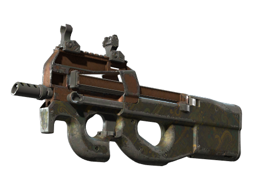Buy CS2 smg P90 | Ancient Earth (Battle-Scarred) skin