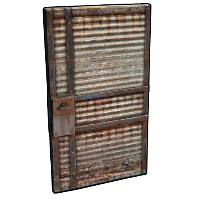 Buy Rust sheet metal door Recycled Garage Door skin