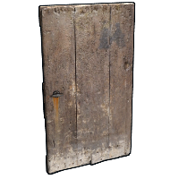 Buy Rust wooden door Old Heavy Wooden Door skin