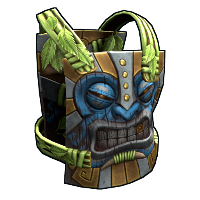 Buy Rust metal torso plate Tiki Chestplate skin