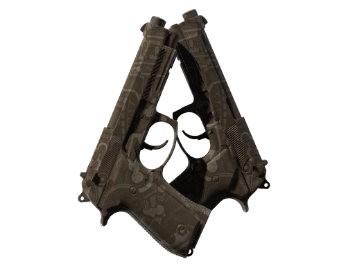 Buy CS2 pistol Souvenir Dual Berettas | Oil Change (Factory New) skin