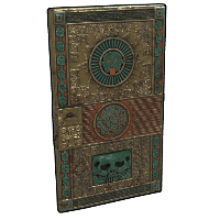 Buy Rust sheet metal door Aztec Gold Door skin