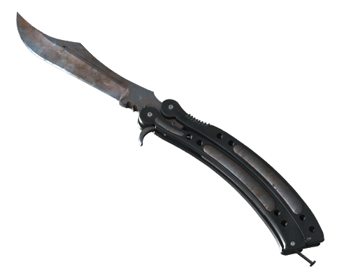 Buy CS2 knife ★ Butterfly Knife | Rust Coat (Well-Worn) skin