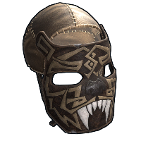 Buy Rust metal facemask Desert Beast Facemask skin