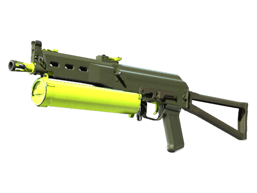Buy CS2 smg Souvenir PP-Bizon | Chemical Green (Well-Worn) skin