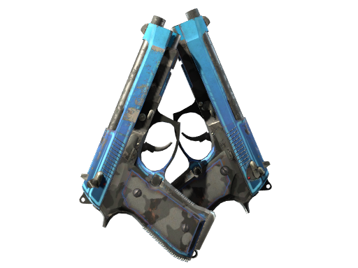 Buy CS2 pistol StatTrak™ Dual Berettas | Urban Shock (Field-Tested) skin