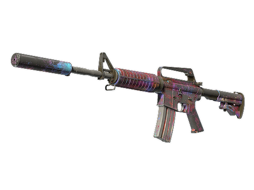 Buy CS2 rifle M4A1-S | Glitched Paint (Battle-Scarred) skin