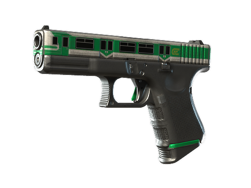 Buy CS2 pistol Glock-18 | Green Line (Minimal Wear) skin
