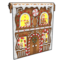 Buy Rust misc Gingerbread House Garage Door skin