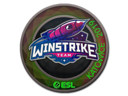 Buy CS2 sticker Sticker | Winstrike Team (Holo) | Katowice 2019 skin