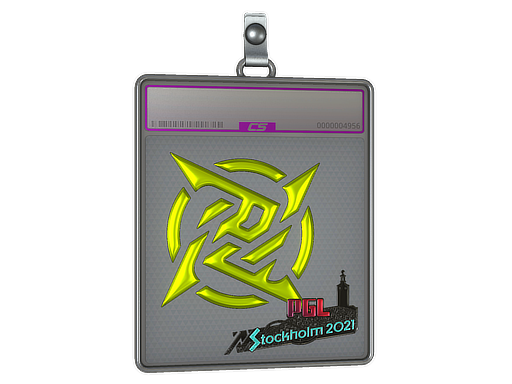 Buy CS2 charm Sticker Slab | Ninjas in Pyjamas (Foil) | Stockholm 2021 skin