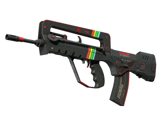 Buy CS2 rifle FAMAS | ZX Spectron (Battle-Scarred) skin