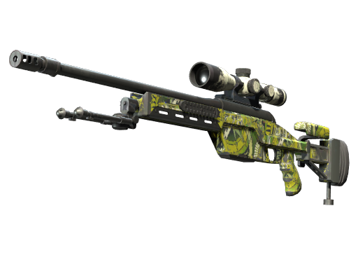 Buy CS2 sniper rifle SSG 08 | Spring Twilly (Well-Worn) skin