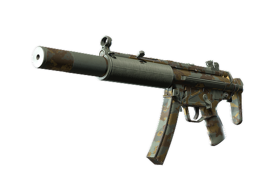 Buy CS2 smg MP5-SD | Gold Leaf (Well-Worn) skin