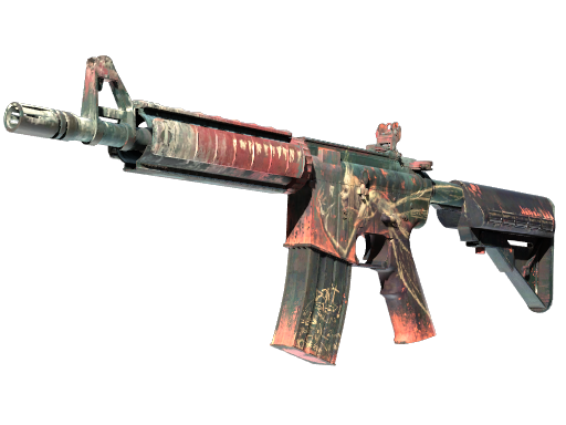 Buy CS2 rifle StatTrak™ M4A4 | Tooth Fairy (Well-Worn) skin