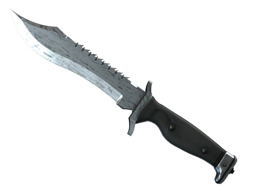 Buy CS2 knife ★ StatTrak™ Bowie Knife | Damascus Steel (Well-Worn) skin