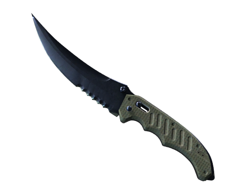Buy CS2 knife ★ StatTrak™ Flip Knife | Blue Steel (Battle-Scarred) skin