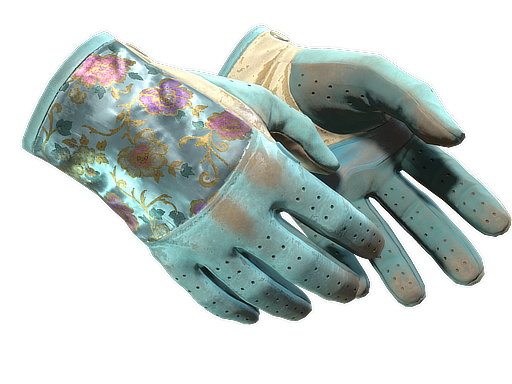 Buy CS2 gloves ★ Driver Gloves | Brocade Flowers (Battle-Scarred) skin
