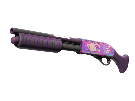 Buy CS2 shotgun StatTrak™ Sawed-Off | Kiss♥Love (Minimal Wear) skin