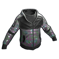 Buy Rust clothing White Holographic Hoodie skin