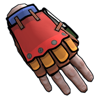 Buy Rust clothing JPEG Roadsign Gloves skin