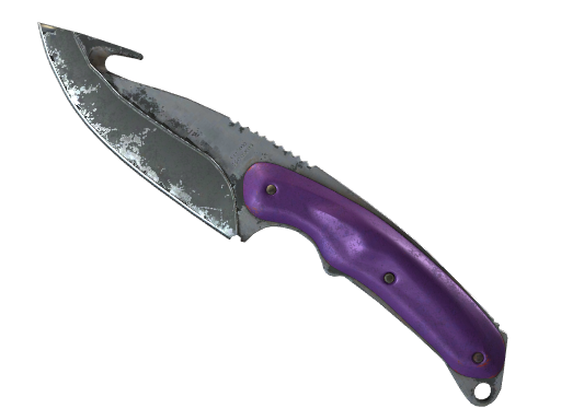 Buy CS2 knife ★ Gut Knife | Ultraviolet (Battle-Scarred) skin