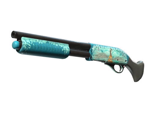 Buy CS2 shotgun StatTrak™ Sawed-Off | Serenity (Minimal Wear) skin