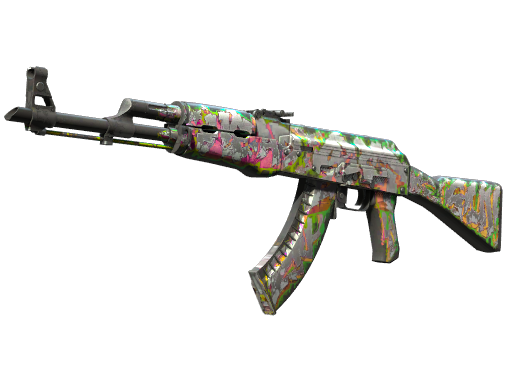 Buy CS2 rifle AK-47 | Head Shot (Well-Worn) skin