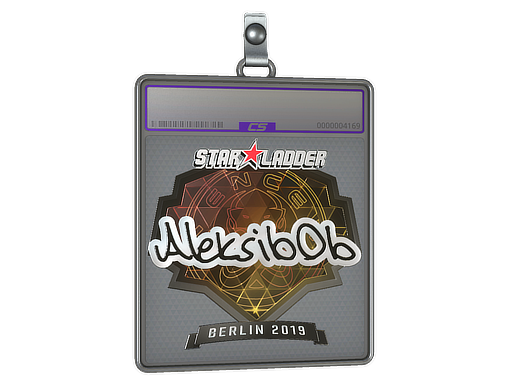 Buy CS2 charm Sticker Slab | Aleksib (Foil) | Berlin 2019 skin