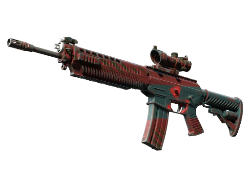 Buy CS2 rifle Souvenir SG 553 | Fallout Warning (Field-Tested) skin