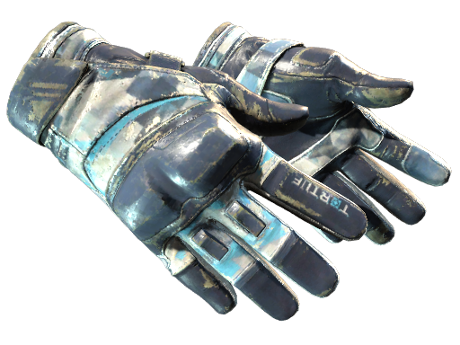 Buy CS2 gloves ★ Moto Gloves | Cool Mint (Battle-Scarred) skin