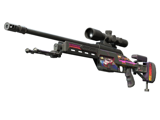 Buy CS2 sniper rifle StatTrak™ SSG 08 | Turbo Peek (Battle-Scarred) skin