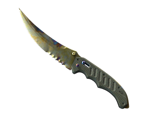 Buy CS2 knife ★ Flip Knife | Case Hardened (Well-Worn) skin