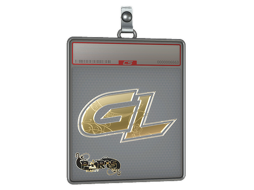 Buy CS2 charm Sticker Slab | GamerLegion (Gold) | Paris 2023 skin
