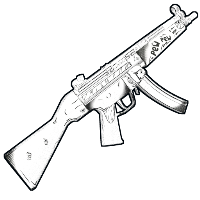 Buy Rust mp5 Comics MP5 skin