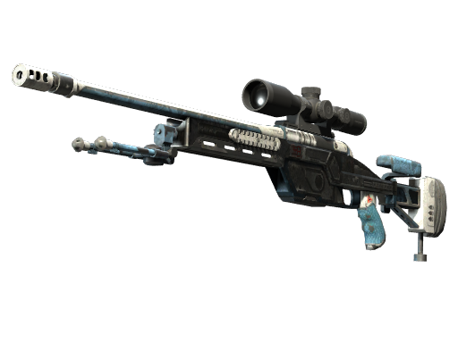 Buy CS2 sniper rifle SSG 08 | Ghost Crusader (Battle-Scarred) skin