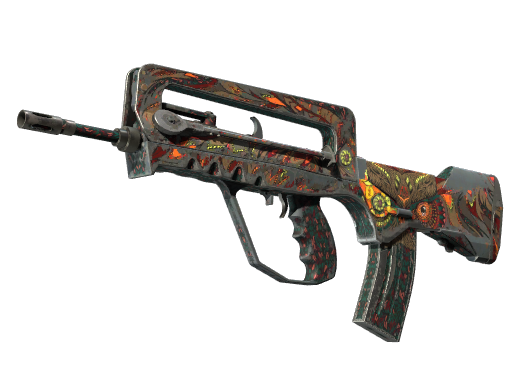 Buy CS2 rifle StatTrak™ FAMAS | Eye of Athena (Battle-Scarred) skin