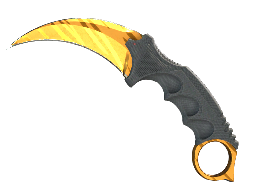 Buy CS2 knife ★ StatTrak™ Karambit | Tiger Tooth (Minimal Wear) skin