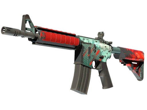 Buy CS2 rifle M4A4 | Bullet Rain (Well-Worn) skin