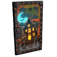 Buy Rust sheet metal door Halloween House Door skin