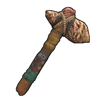 Buy Rust stone hatchet Tribal Stone Hatchet skin
