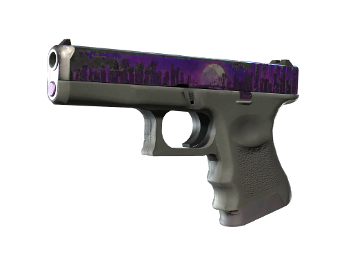 Buy CS2 pistol StatTrak™ Glock-18 | Moonrise (Battle-Scarred) skin