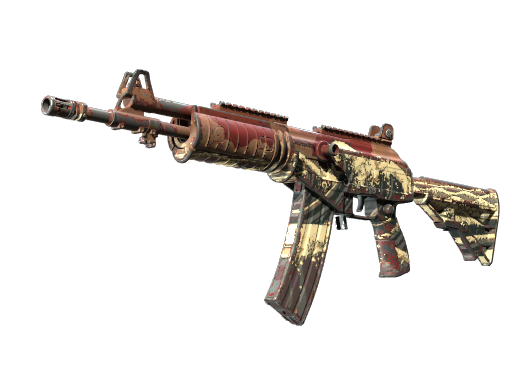 Buy CS2 rifle StatTrak™ Galil AR | Crimson Tsunami (Well-Worn) skin