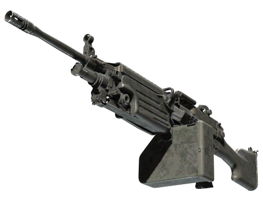 Buy CS2 machinegun Souvenir M249 | Midnight Palm (Battle-Scarred) skin